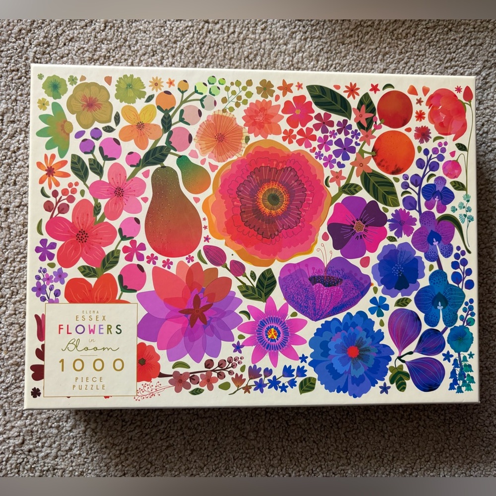Flowers in Bloom 1000 Piece Puzzle